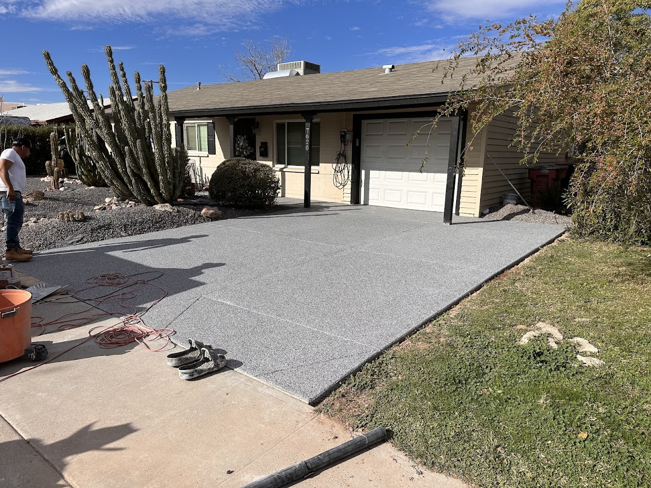 Sun Valley Concrete Coatings project